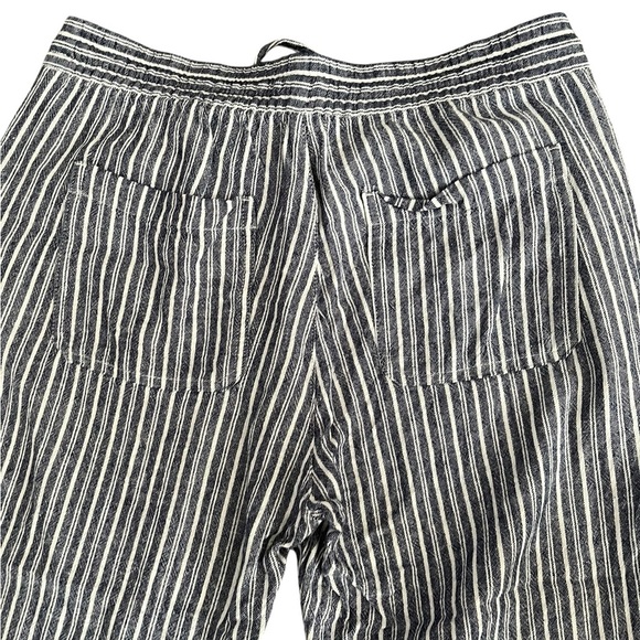 Old Navy Striped Blue and White Linen Pants - Picture 3 of 4